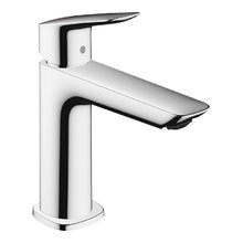 Смеситель для раковины Hansgrohe Logis 71254000, CoolStart, донный клапан со стержнем тяги, хром