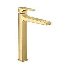 Смеситель Hansgrohe Metropol 32512990 для раковины, с донным клапаном Push-Open, золото