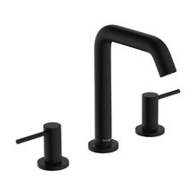 Смеситель для раковины Hansgrohe Tecturis S 73330670, с донным клапаном, цвет черный матовый