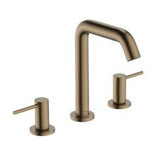 Смеситель для раковины Hansgrohe Tecturis S 73330140, с донным клапаном, цвет шлифованная бронза