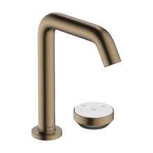 Смеситель для раковины Hansgrohe Tecturis S 73353140, с донным клапаном, цвет шлифованная бронза