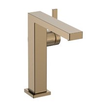 Смеситель для раковины Hansgrohe Tecturis E 73040140, с донным клапаном, цвет шлифованная бронза