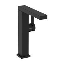 Смеситель для раковины Hansgrohe Tecturis E 73060670, с донным клапаном, цвет черный матовый