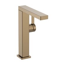 Смеситель для раковины Hansgrohe Tecturis E 73060140, с донным клапаном, цвет шлифованная бронза