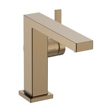 Смеситель для раковины Hansgrohe Tecturis E 73020140, с донным клапаном, цвет шлифованная бронза