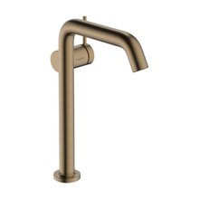 Смеситель для раковины Hansgrohe Tecturis S 73370140, с донным клапаном, цвет шлифованная бронза