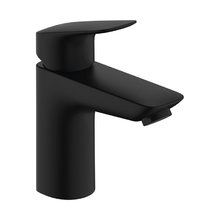 Смеситель для раковины Hansgrohe Logis 71103670, CoolStart, черный матовый