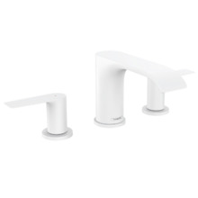 Смеситель Hansgrohe Vivenis 75033700 для раковины, со сливным гарнитуром, белый матовый