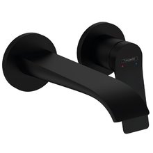 Смеситель Hansgrohe Vivenis 75050670 для раковины, со сливным гарнитуром, черный матовый