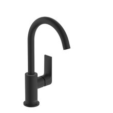 Смеситель для раковины Hansgrohe Rebris 72576670 E, с донным клапаном, черный матовый