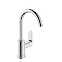 Смеситель для раковины Hansgrohe Rebris 72536000 S, с донным клапаном, хром глянцевый