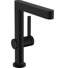 Смеситель для раковины Hansgrohe Finoris 76060670, с донным клапаном Push-Open, черный матовый