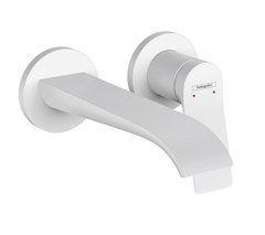 Смеситель Hansgrohe Vivenis 75050700 для раковины, со сливным гарнитуром, белый матовый