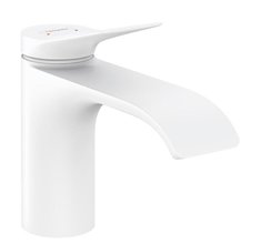 Смеситель для раковины Hansgrohe Vivenis 75012700, без донного клапана, белый матовый