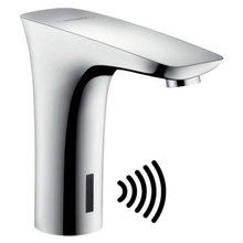 Электронный смеситель для раковины Hansgrohe PuraVida 15170000, хром, сенсорный