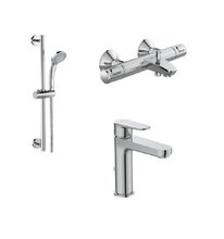 Комплект смесителей Ideal Standard Ceratherm T25 BC984AA, с термостатическим смесителем, хром