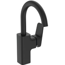 Смеситель Ideal Standard Ceraplan BD234XG для раковины с высоким трубчатым изливом, черный матовый