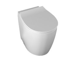 Приставной унитаз Allen Brau Fantasy 4.11007.20 безободковый, белый