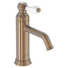 Смеситель Jacob Delafon Louise для раковины, без донного клапана, матовое золото, E24360-BCN