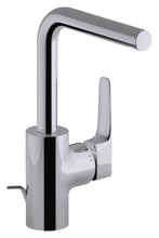 Смеситель Jacob Delafon ALEO+ E72357-CP для раковины с поворотным изливом с донным клапаном