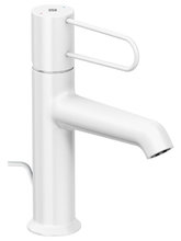 Смеситель для раковины Jacob Delafon Odeon Rive Gauche E21028-00-00 с донным клапаном, белый