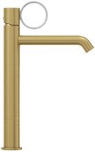 Смеситель для раковины Jacob Delafon Vivienne Signature, E38683-LB1-2MB, латунь матовая/хром