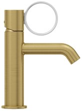 Смеситель для раковины Jacob Delafon Vivienne Signature, E38682-LB1-2MB, латунь матовая/хром