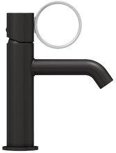 Смеситель для раковины Jacob Delafon Vivienne Signature, E38682-LB1-BL, черный матовый/хром