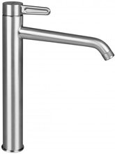 Смеситель Jacob Delafon Nouvelle Vague E78337-CAT для раковины, высокий, с донным клапаном, цвет хром матовый