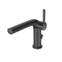 Смеситель Keuco Edition 400 51504130002 для раковины, с донным клапаном, черный матовый