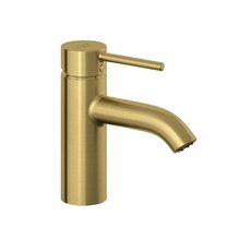 Смеситель Kludi Bozz, 38266N076, для раковины, с донным клапаном, брашированное золото