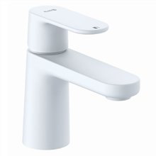 Смеситель для раковины Kludi Louva 242665375, с донным клапаном, белый матовый