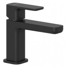 Смеситель Kludi Renon 422663975 для раковины, с донным клапаном, Eco, цвет черный матовый