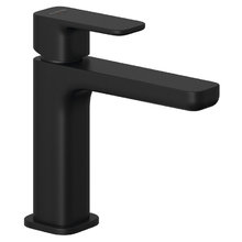 Смеситель Kludi Renon 422883975 для раковины, с донным клапаном, Eco, цвет черный матовый