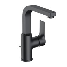 Смеситель Kludi Zenta SL, 480273965, для раковины, с донным клапаном, черный матовый