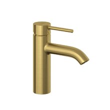 Смеситель Kludi Bozz, 38288N076, для раковины, с донным клапаном, брашированное золото