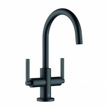 Смеситель Kludi Nova Fonte 201183915 для раковины, с донным клапаном, черный матовый