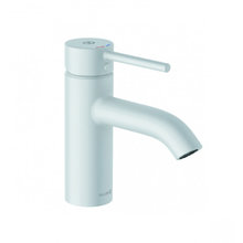 Смеситель Kludi Bozz 382665376 для раковины, с донным клапаном, цвет белый матовый