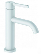 Смеситель Kludi Bozz 202885315 для раковины, с донным клапаном, белый матовый