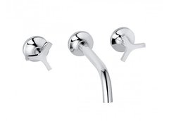 Смеситель Kludi Nova Fonte 201440539 для раковины на 3 отверстия Deco, хром