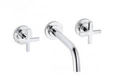 Смеситель Kludi Nova Fonte 201440520 для раковины на 3 отверстия Classic, хром