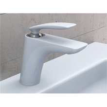 Однорычажный смеситель KLUDI BALANCE 520239175 на умывальник DN 15, белый/хром
