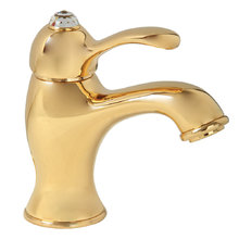 Смеситель Migliore Lem Swarovski, 18893 для раковины - золото