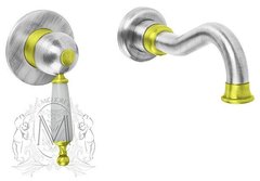 Смеситель Migliore Oxford 19156 для раковины - хром/золото