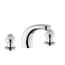 Смеситель Migliore Axo Swarovski 27112 для раковины - хром, на 3 отверстия
