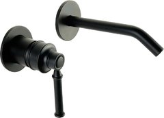 Смеситель Migliore Ermitage 30849 Mini для раковины настенный, черный матовый