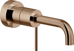 Смеситель Nobili Velis VE125198/1RCP для раковины, настенный, красное золото