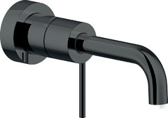 Смеситель Nobili Velis VE125198/1FLP для раковины, настенный, глянцевый черный