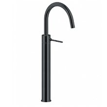 Смеситель Nobili Velis VE125148/2FLP для раковины, с донным клапаном, цвет черный глянцевый