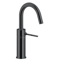 Смеситель Nobili Velis VE125138/2FLP для раковины, с донным клапаном, цвет черный глянцевый